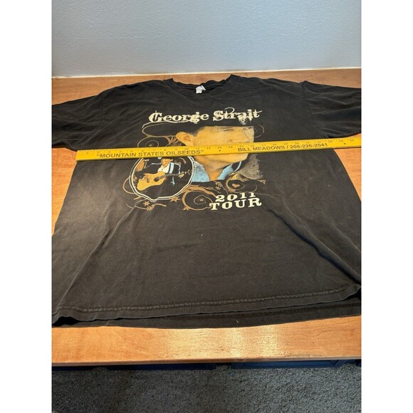 George Strait Reba McIntire with Lee Ann Womack 2011 Tour Tshirt Size XL - Picture 3 of 6